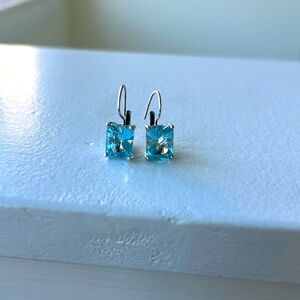 Aquamarine drop earrings